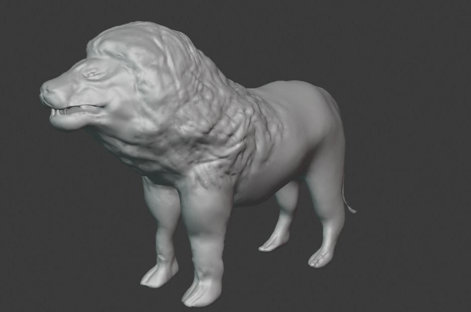 LionKingOfTheJungle lion 3D model_1