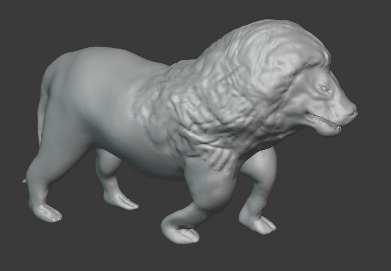 LionKingOfTheJungle lion 3D model_4