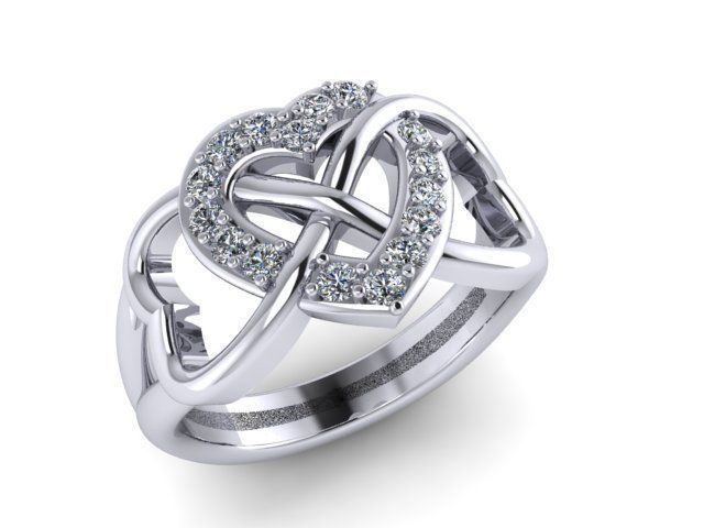 heart ring 89 3D print model_1