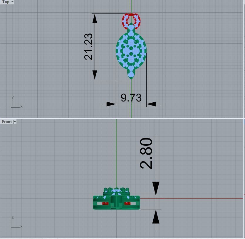 diamond bracelet 86 3D print model_3