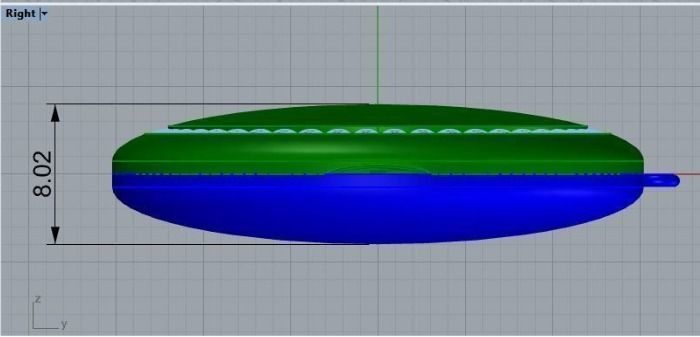 frame pendant 84 3D print model_3