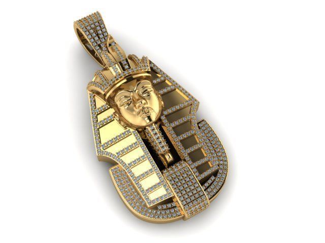 pharaon pendant 83 3D print model_1