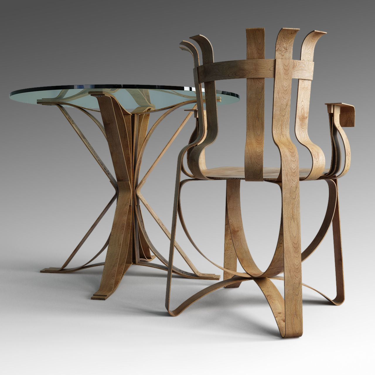 Hat Trick and Face Off Table 3D model_1