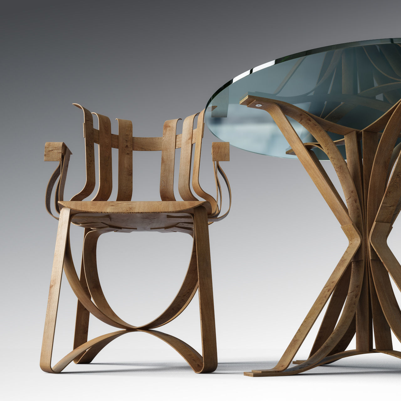 Hat Trick and Face Off Table 3D model_5