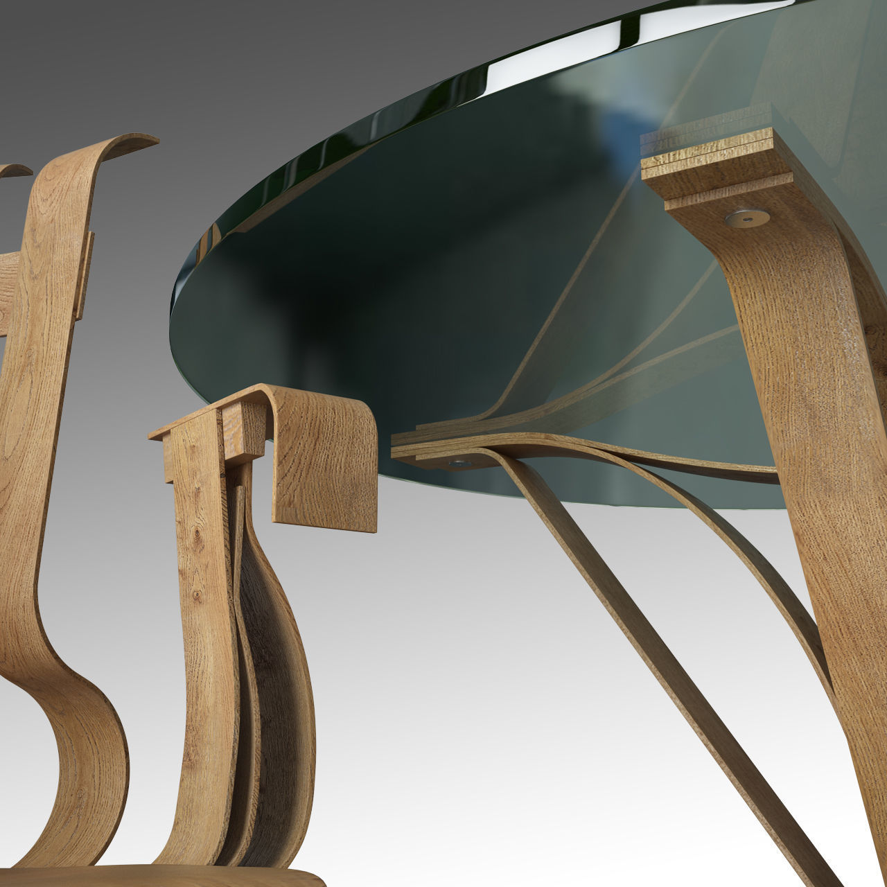 Hat Trick and Face Off Table 3D model_3