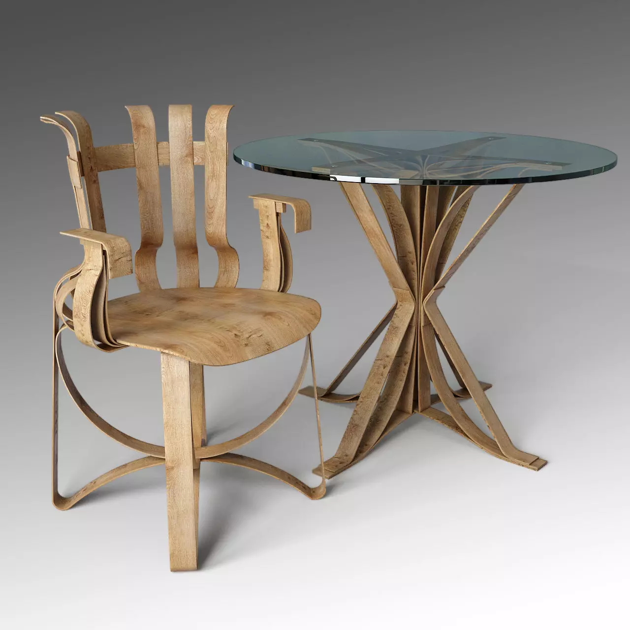 Hat Trick and Face Off Table 3D model_0