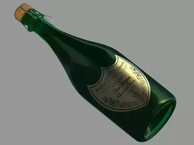 Champanger Bottle  -Dom Perignon-