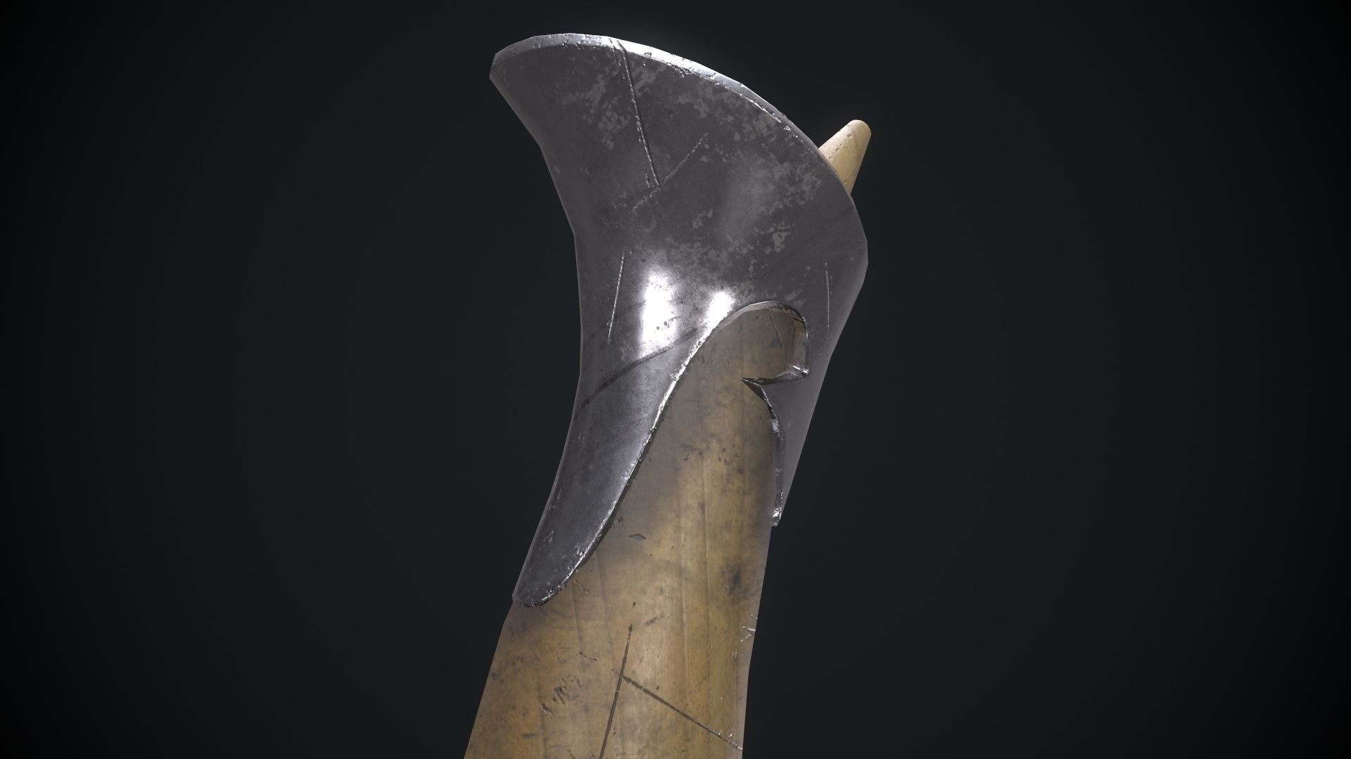 Orcrist sword from The Lord of The Rings Movie Low-poly 3D model_11