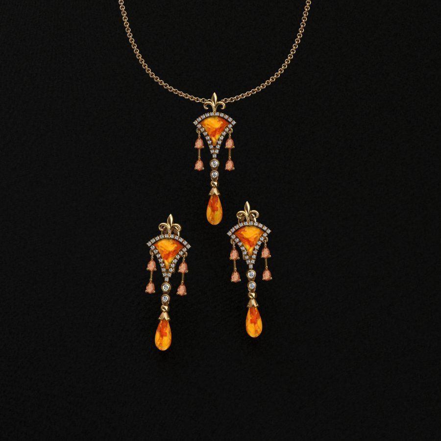 Ring and Pendant 3D print model_4