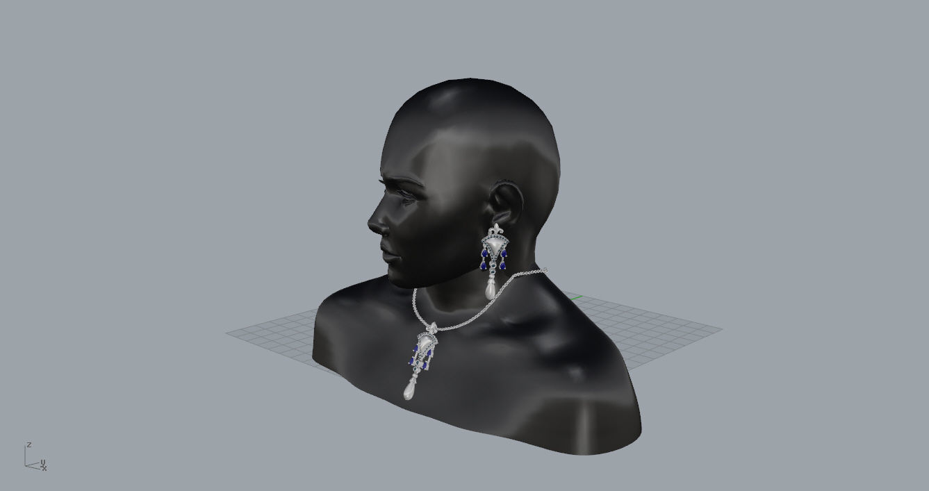 Ring and Pendant 3D print model_14