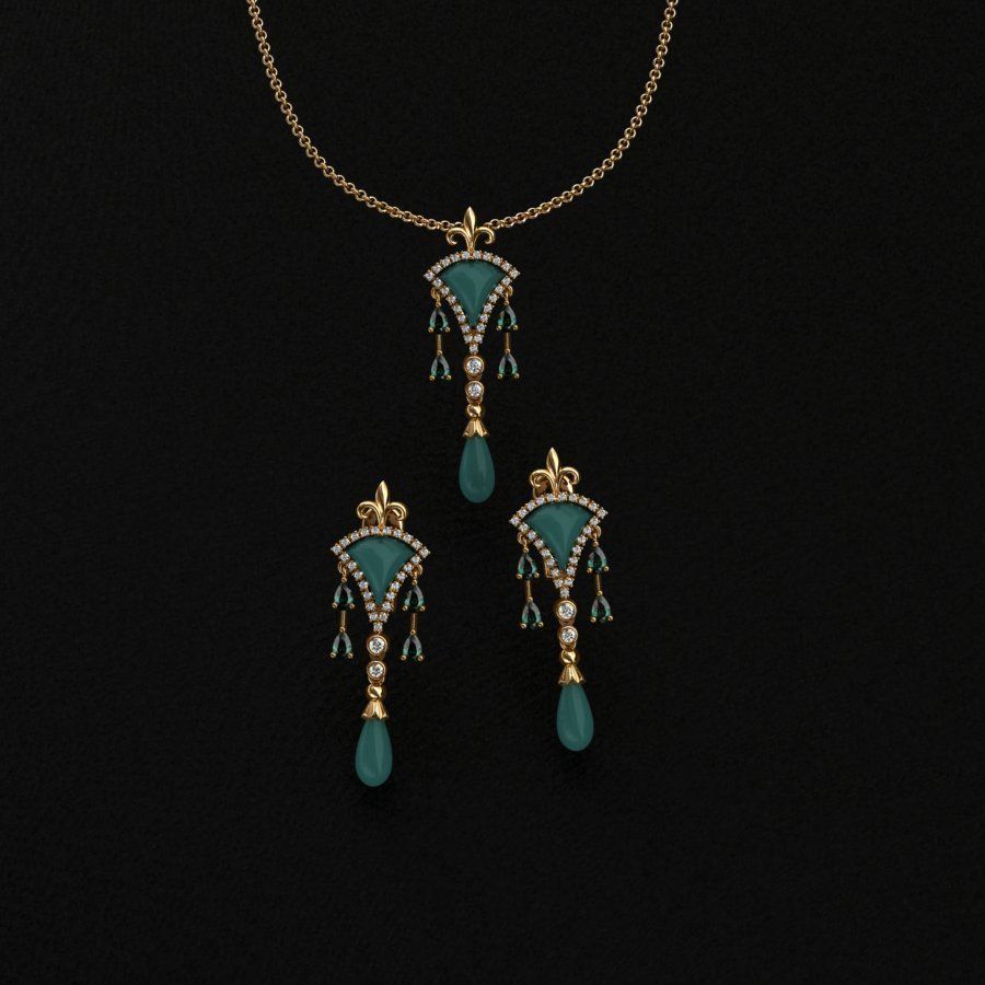 Ring and Pendant 3D print model_5