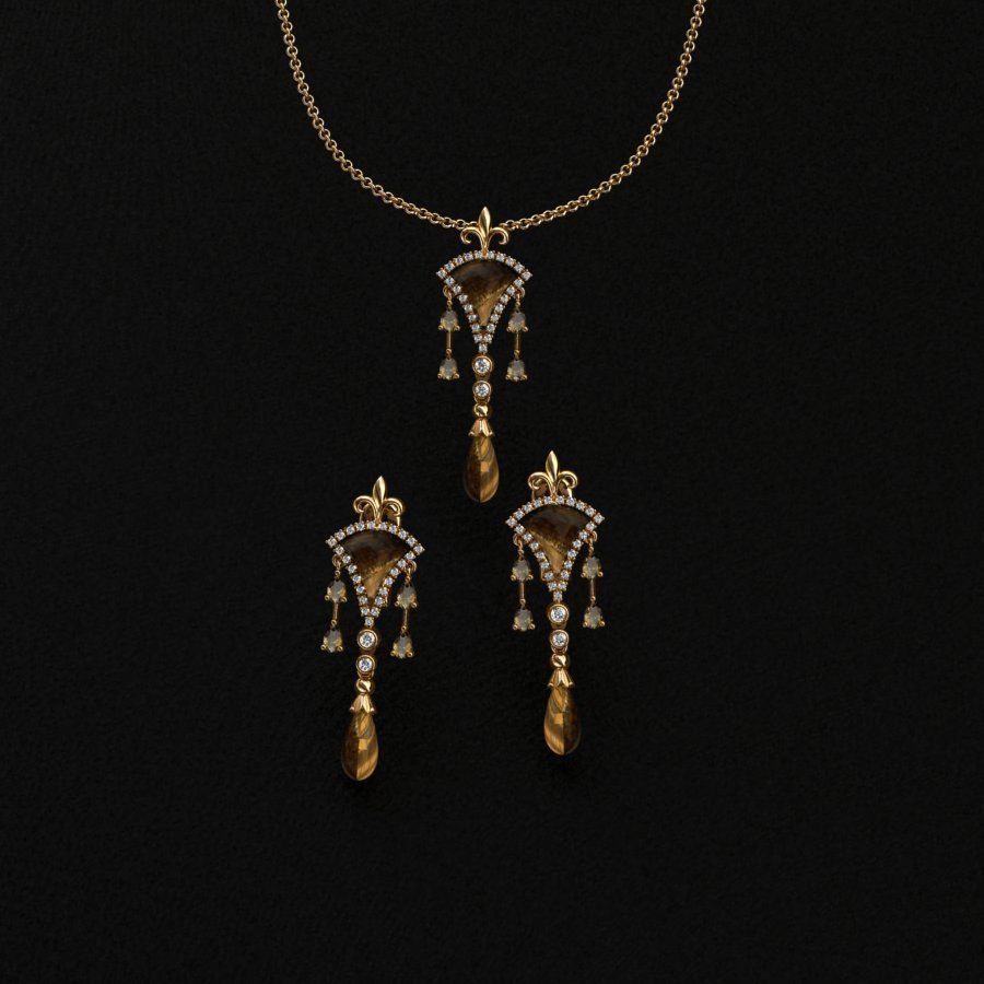 Ring and Pendant 3D print model_1