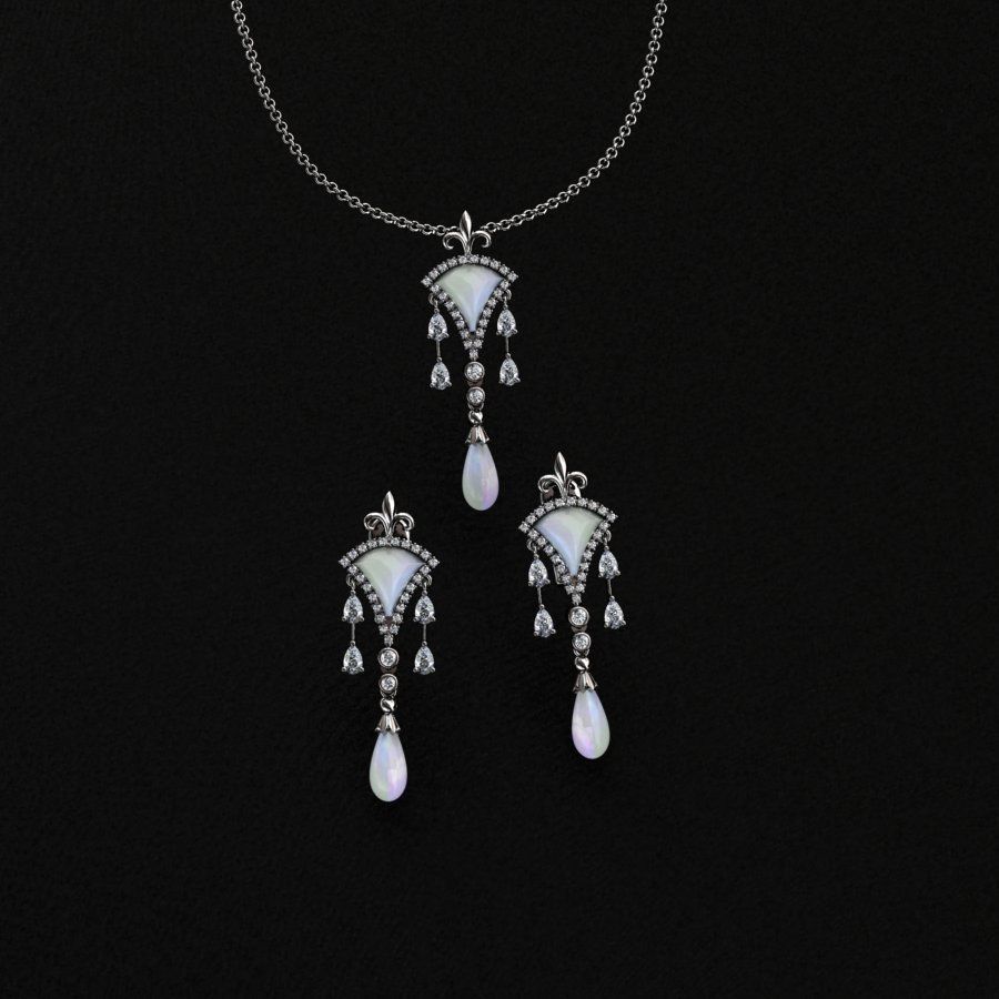 Ring and Pendant 3D print model_3