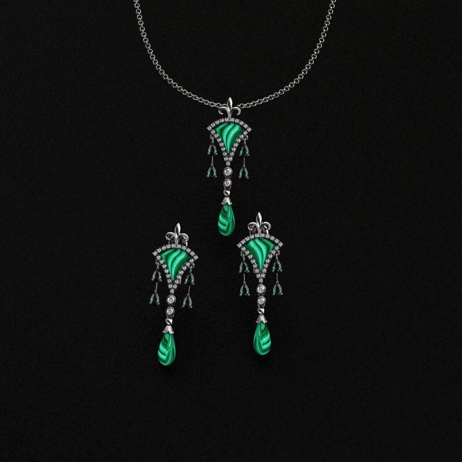 Ring and Pendant 3D print model_9