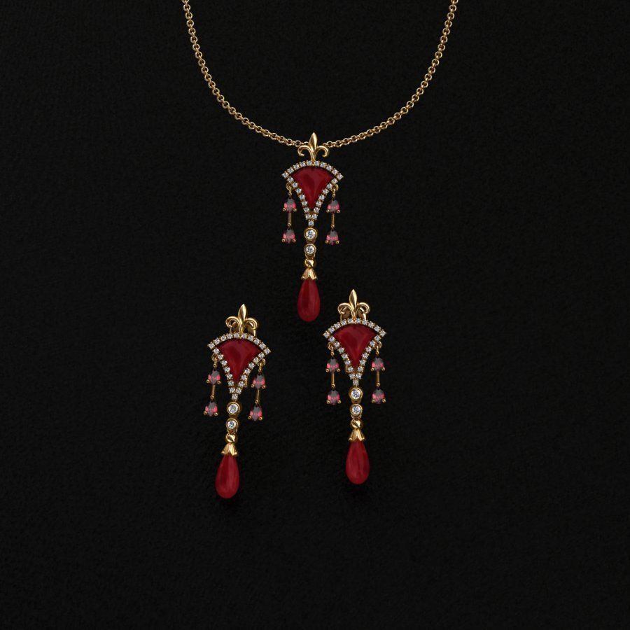 Ring and Pendant 3D print model_10