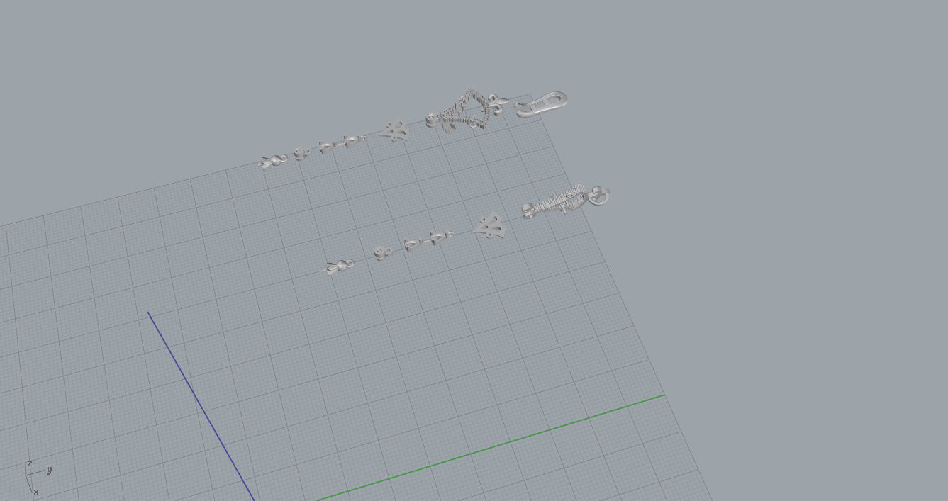 Ring and Pendant 3D print model_13