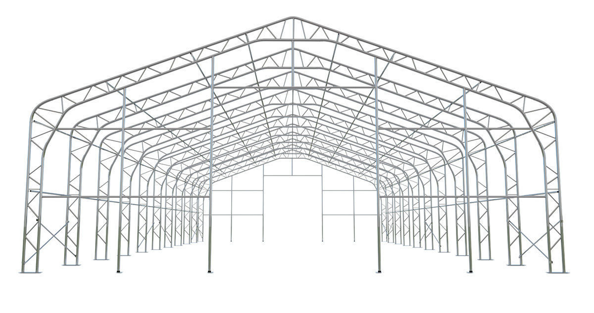 Party or storage tent 15x30m 3D model_6