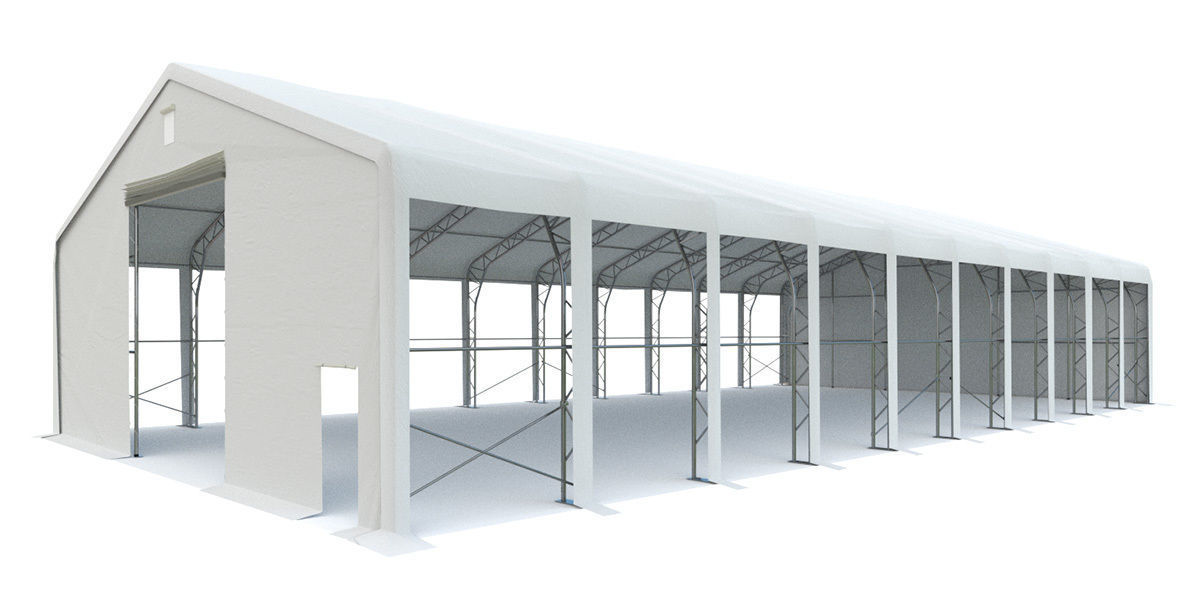 Party or storage tent 15x30m 3D model_9