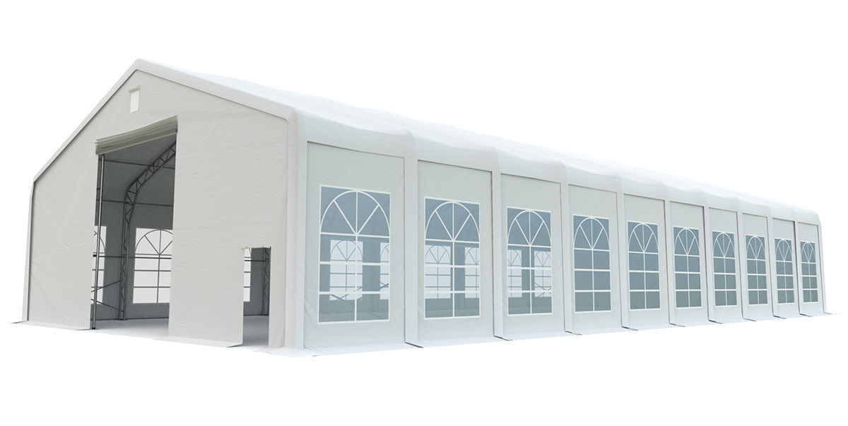 Party or storage tent 15x30m 3D model_4