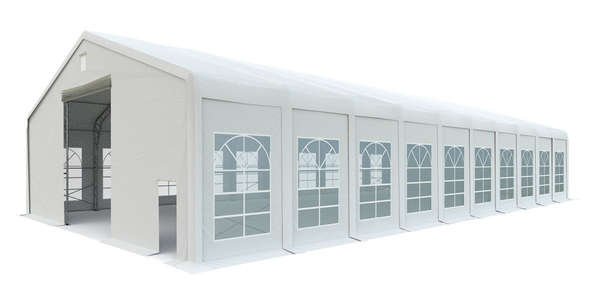 Party or storage tent 15x30m 3D model_11