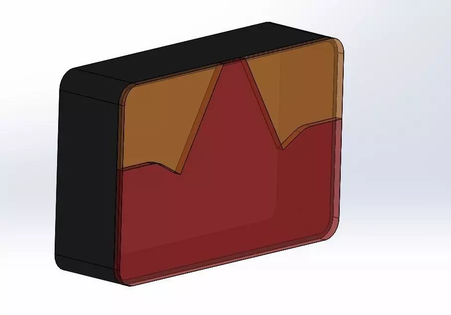 trailer light 2 Free 3D model