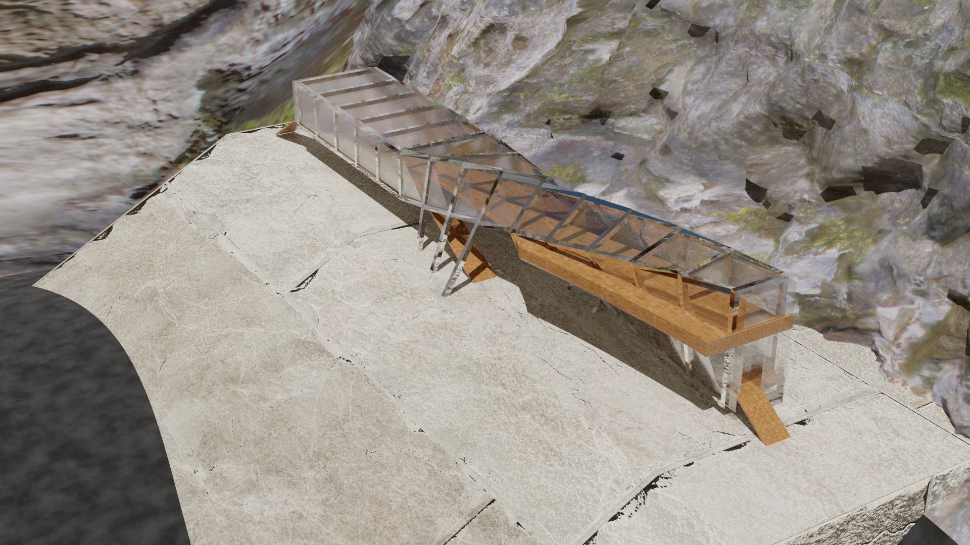 futuristic architecture 3D model_3