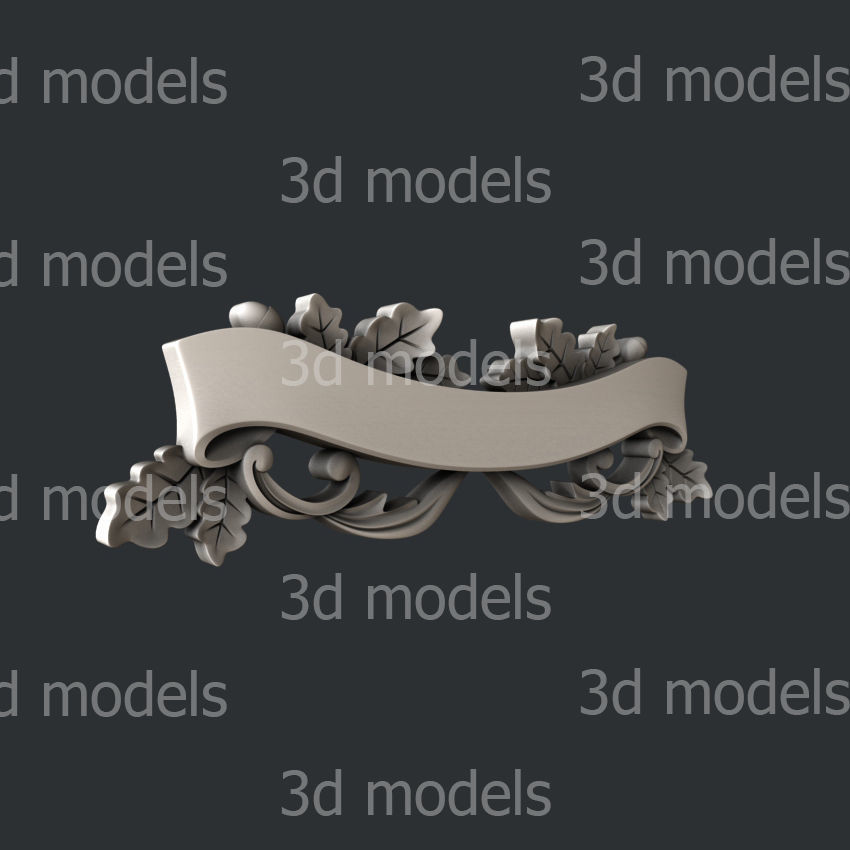 3d STL models for CNC router ribbon set 3D model | CGTrader