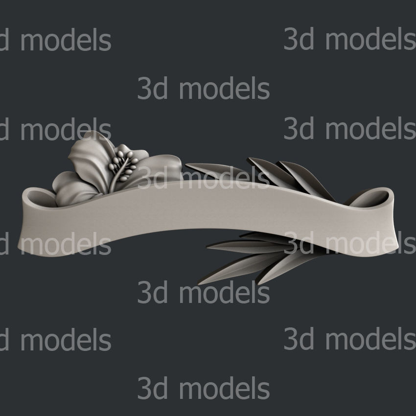 3d STL models for CNC router ribbon set 3D model | CGTrader