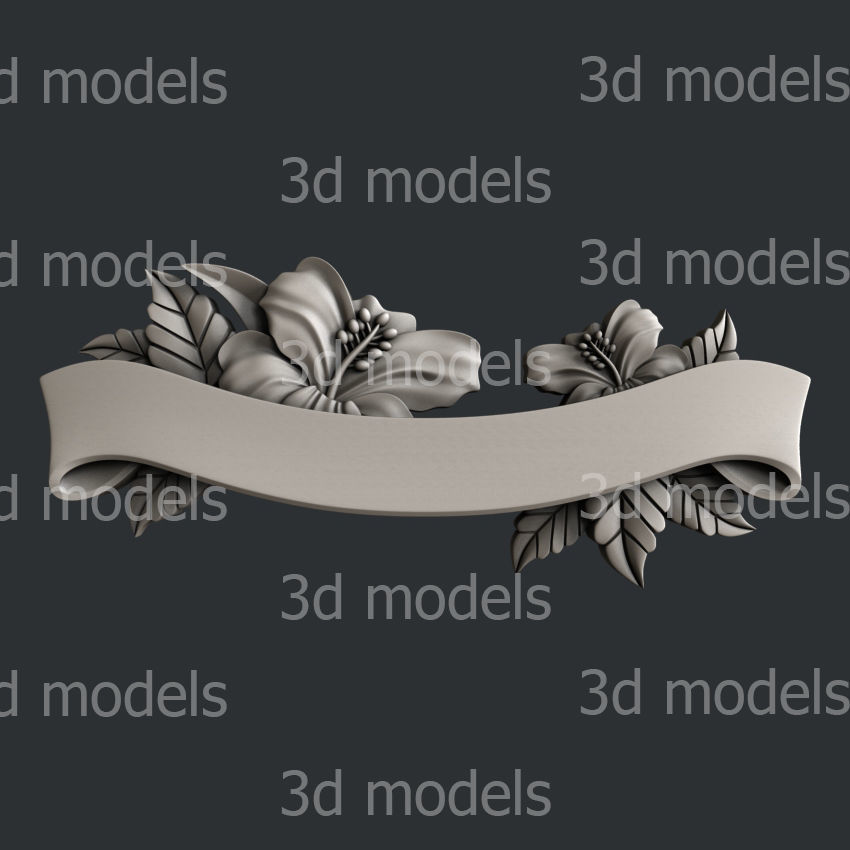 3d STL models for CNC router ribbon set 3D model | CGTrader