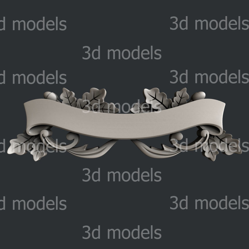 3d STL models for CNC router ribbon set 3D model | CGTrader