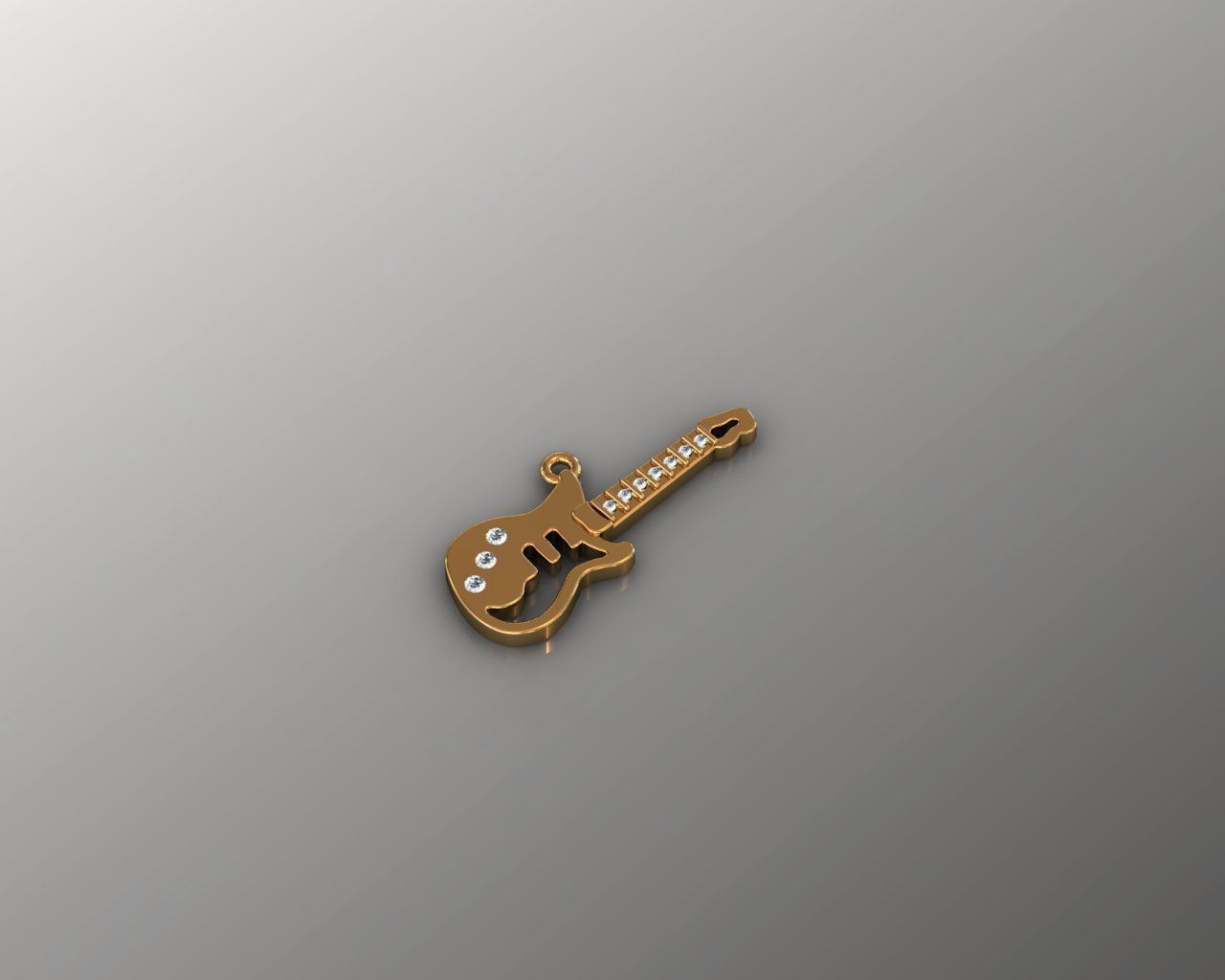 kulon2 electric guitar Free 3D print model_1