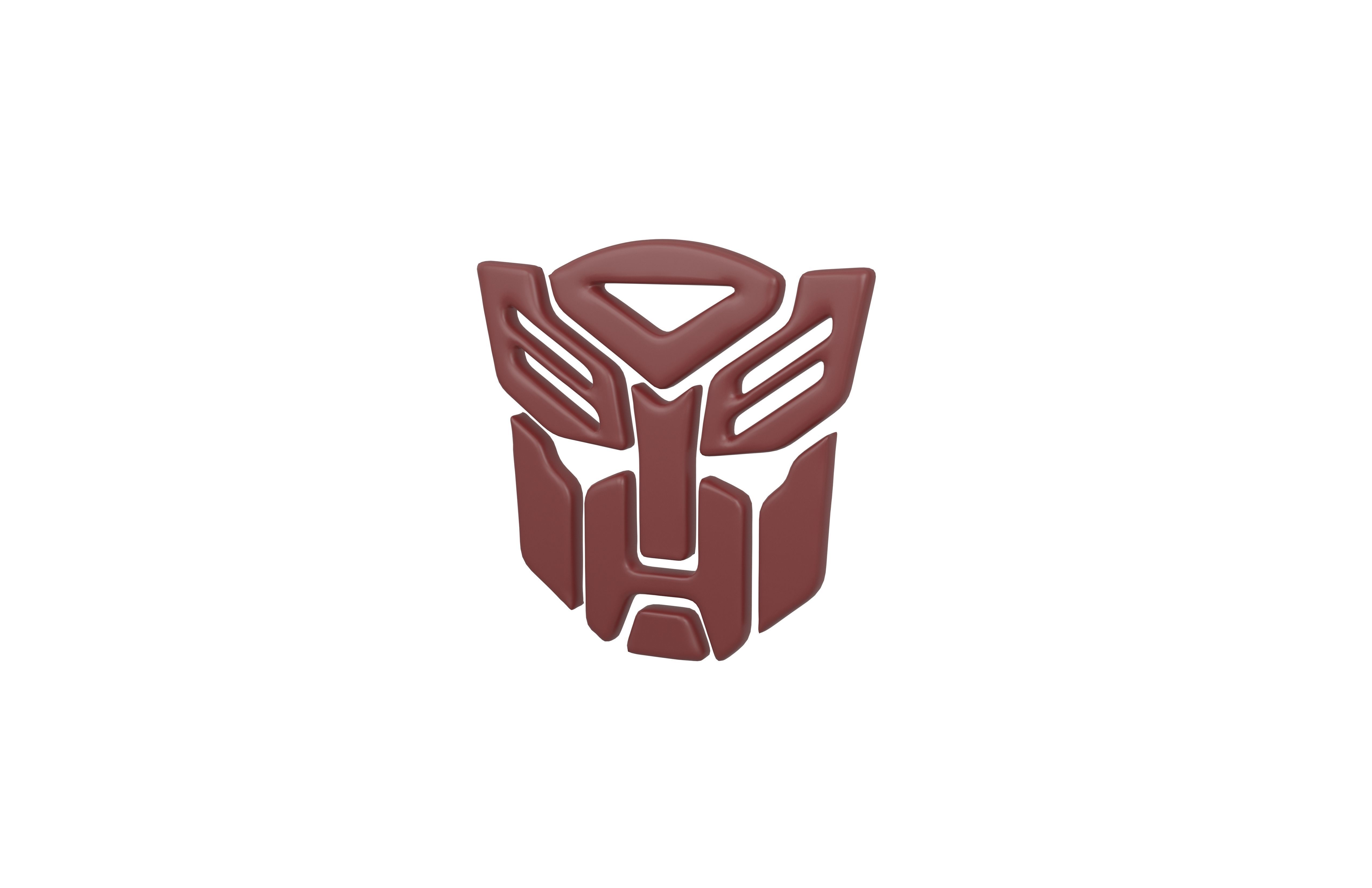 Optimus Emblem v1 002 Low-poly 3D model_2