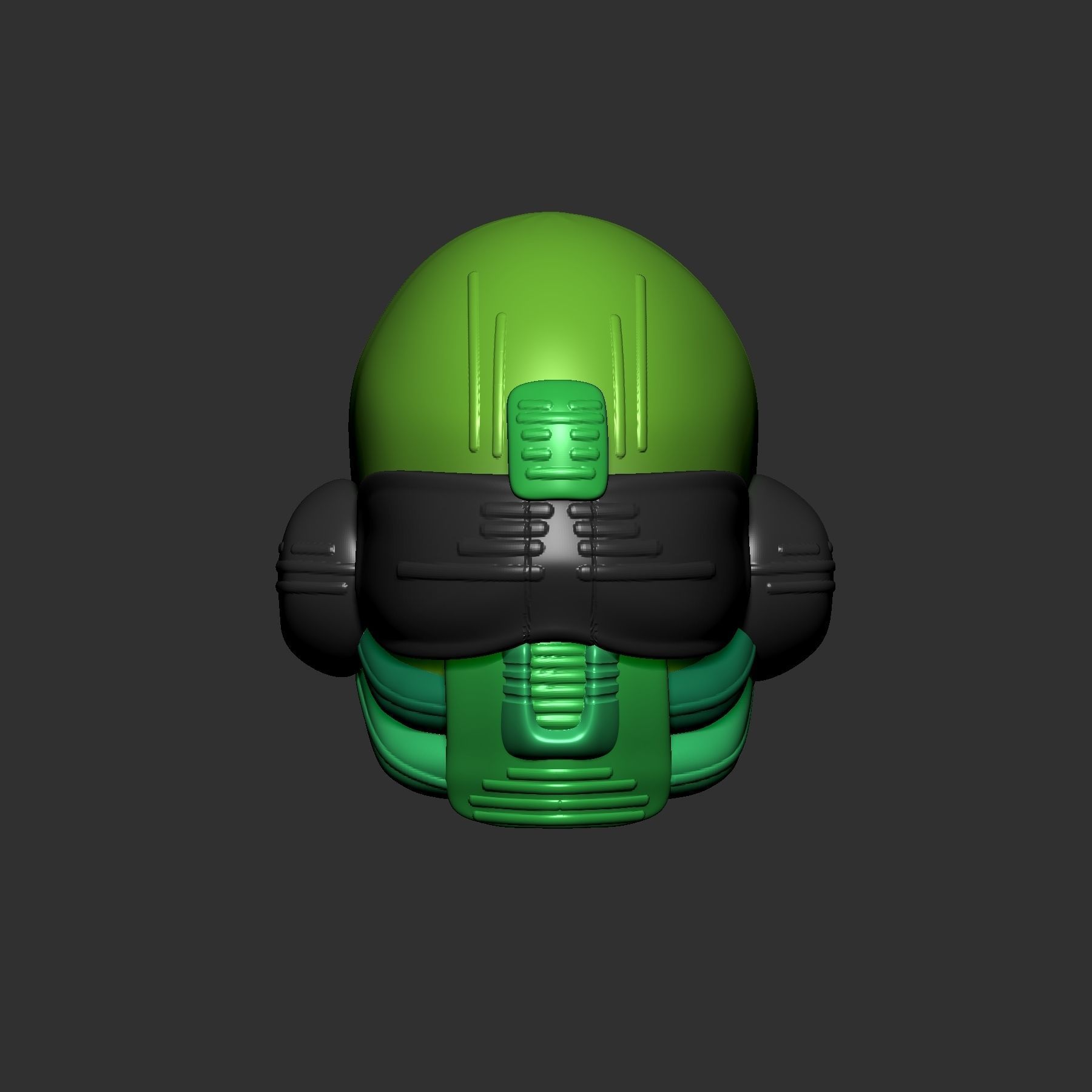 helmet high poly sculpt 3d printable ver 7 3D model 3D model_1