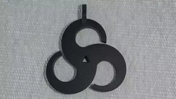 Triskelion Pendant 01 3D print model