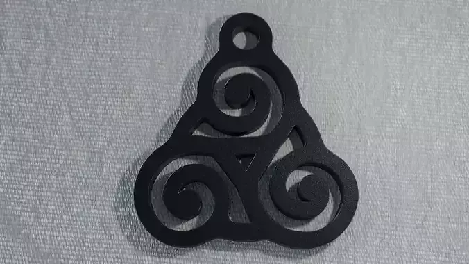 Triskelion Pendant 03 3D print model
