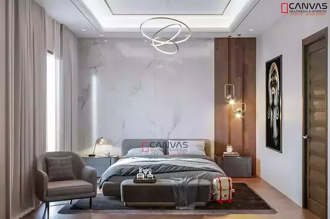 3D Bedroom Photorealistic 