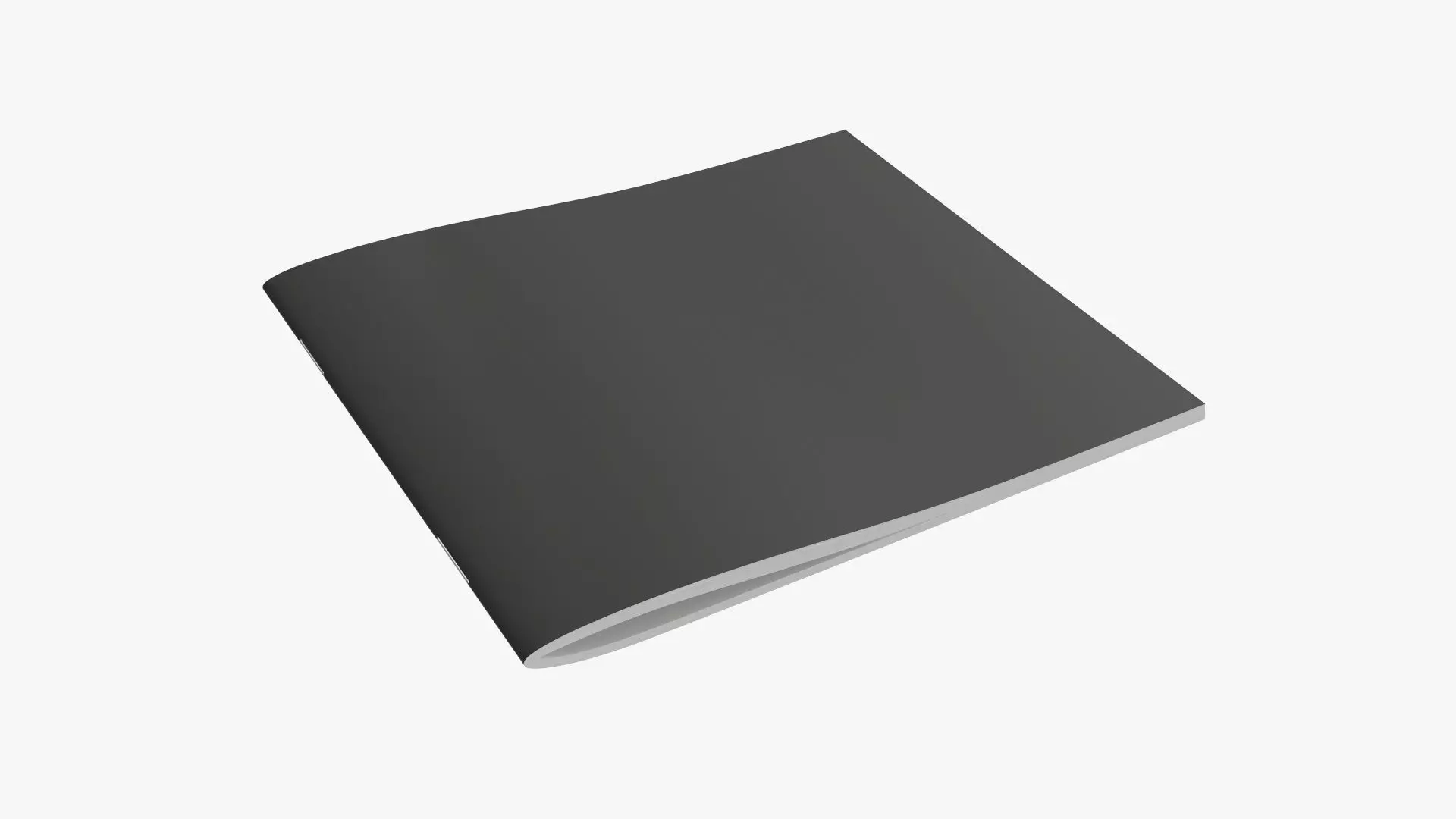 Guide book brochure 01 closed 3D model