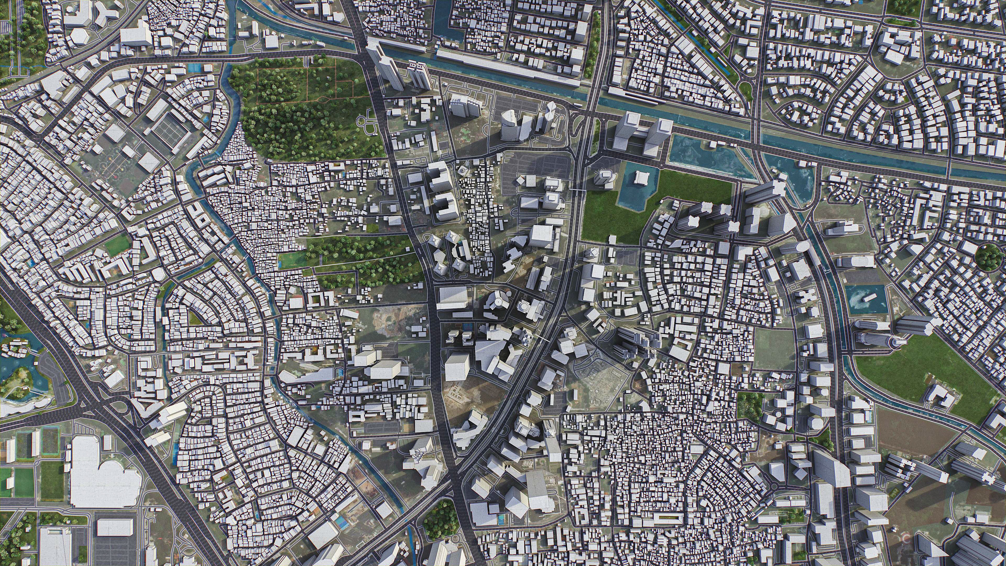 Jakarta - 3D City Model Low-poly 3D model_8