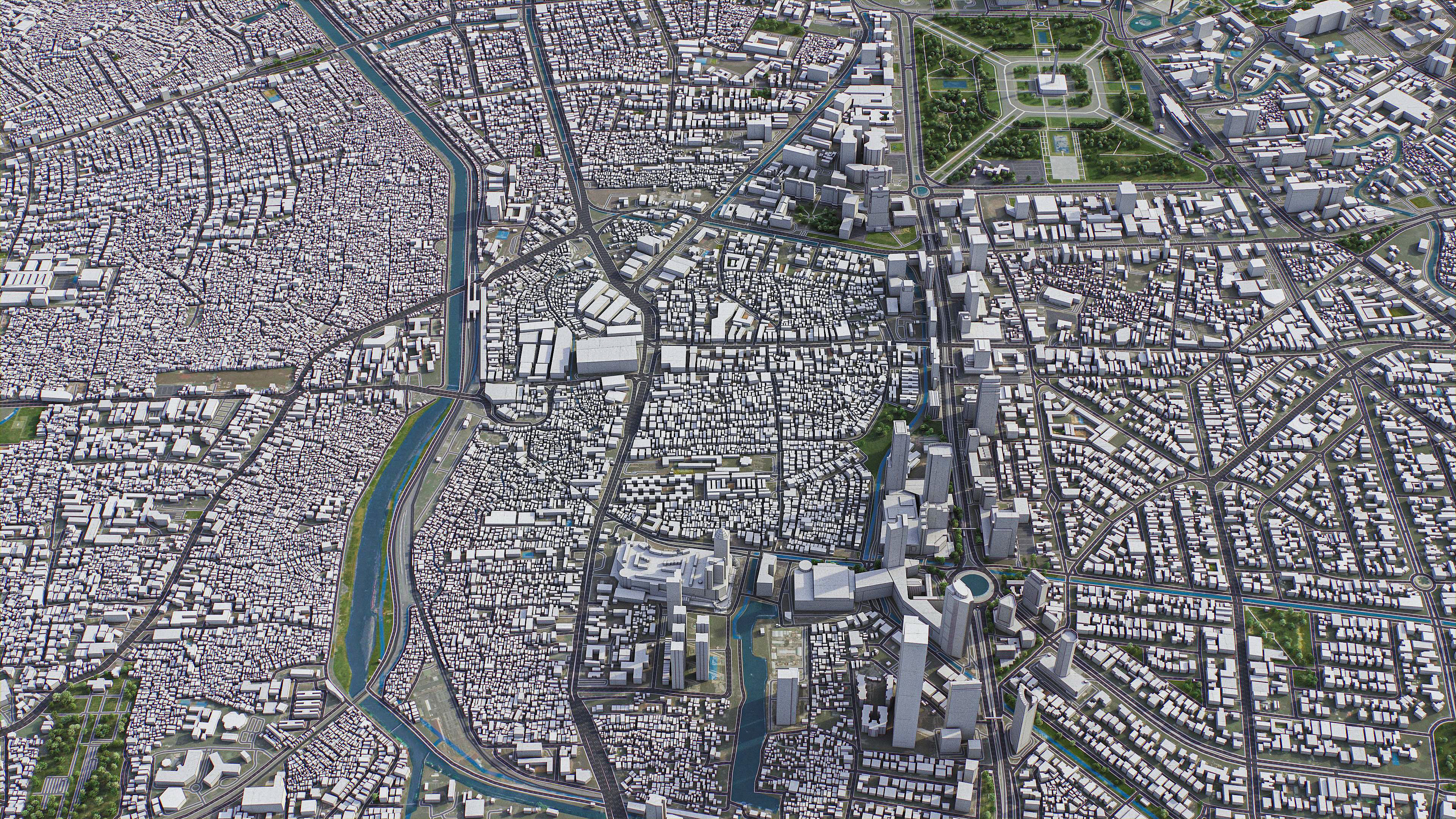 Jakarta - 3D City Model Low-poly 3D model_12