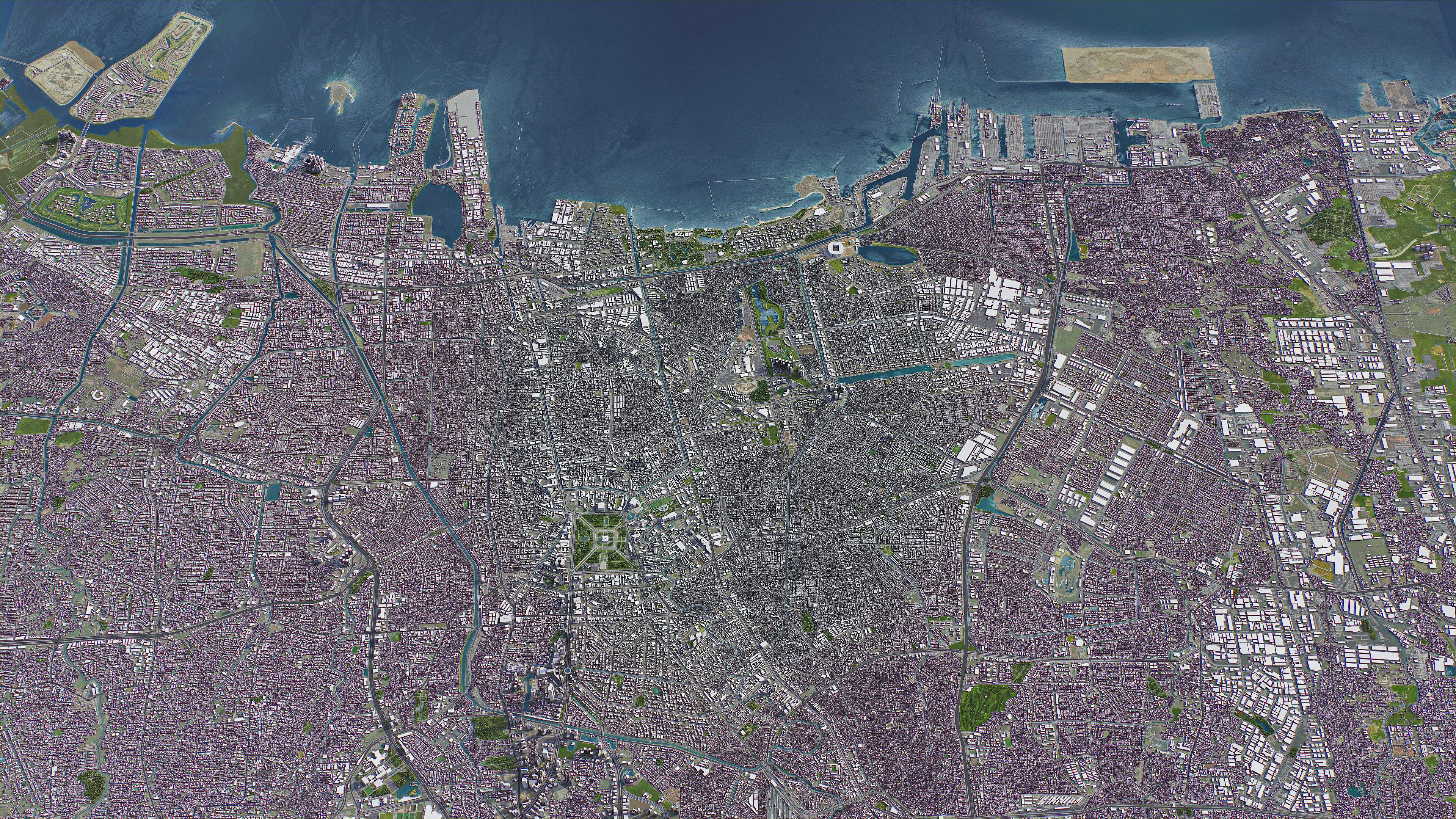 Jakarta - 3D City Model Low-poly 3D model_14