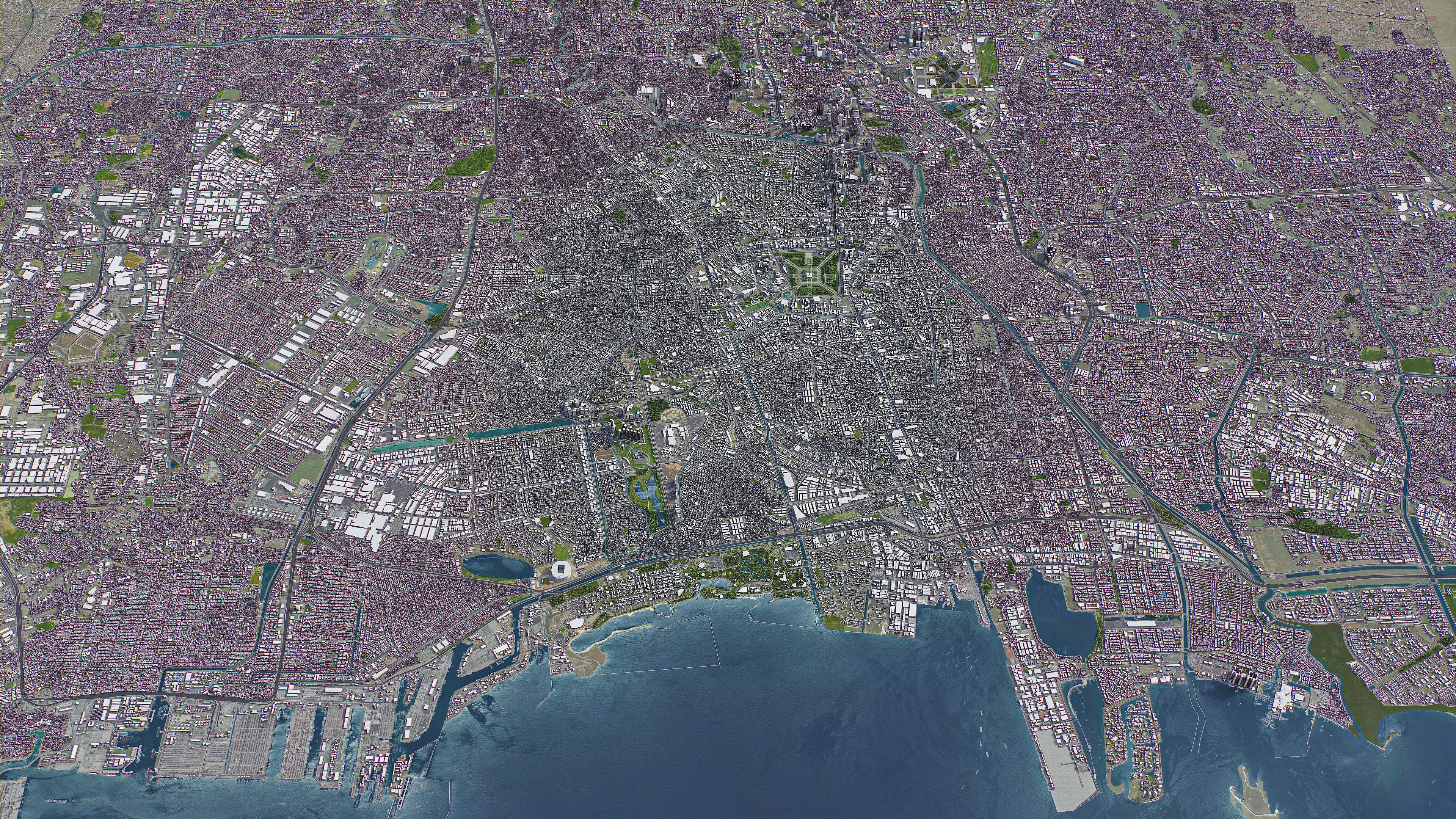 Jakarta - 3D City Model Low-poly 3D model_23