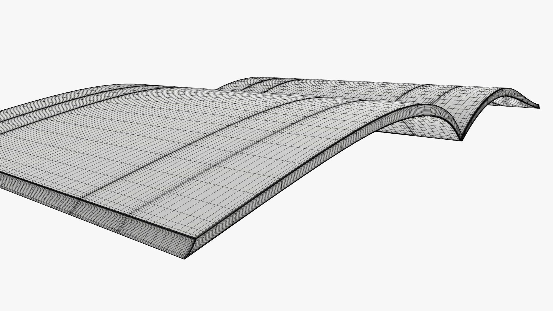 Guide book brochure 02 opened 3D model_8