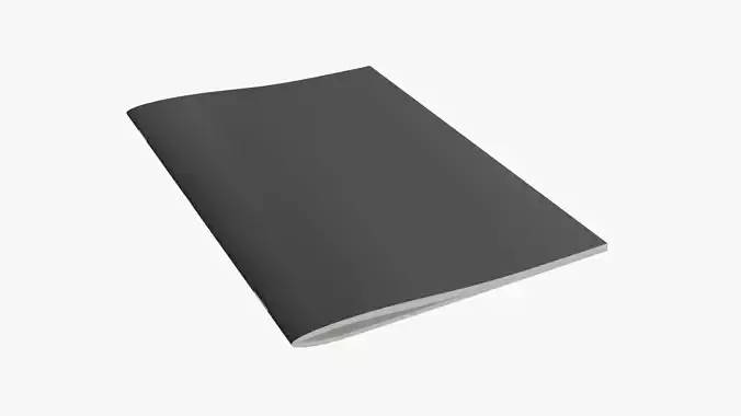 Guide book brochure 04 closed 3D model