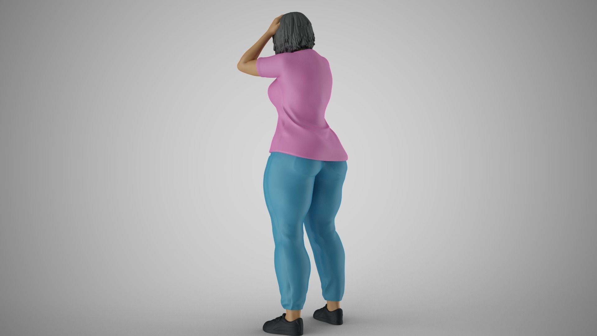 Woeful Woman 3D print model_8