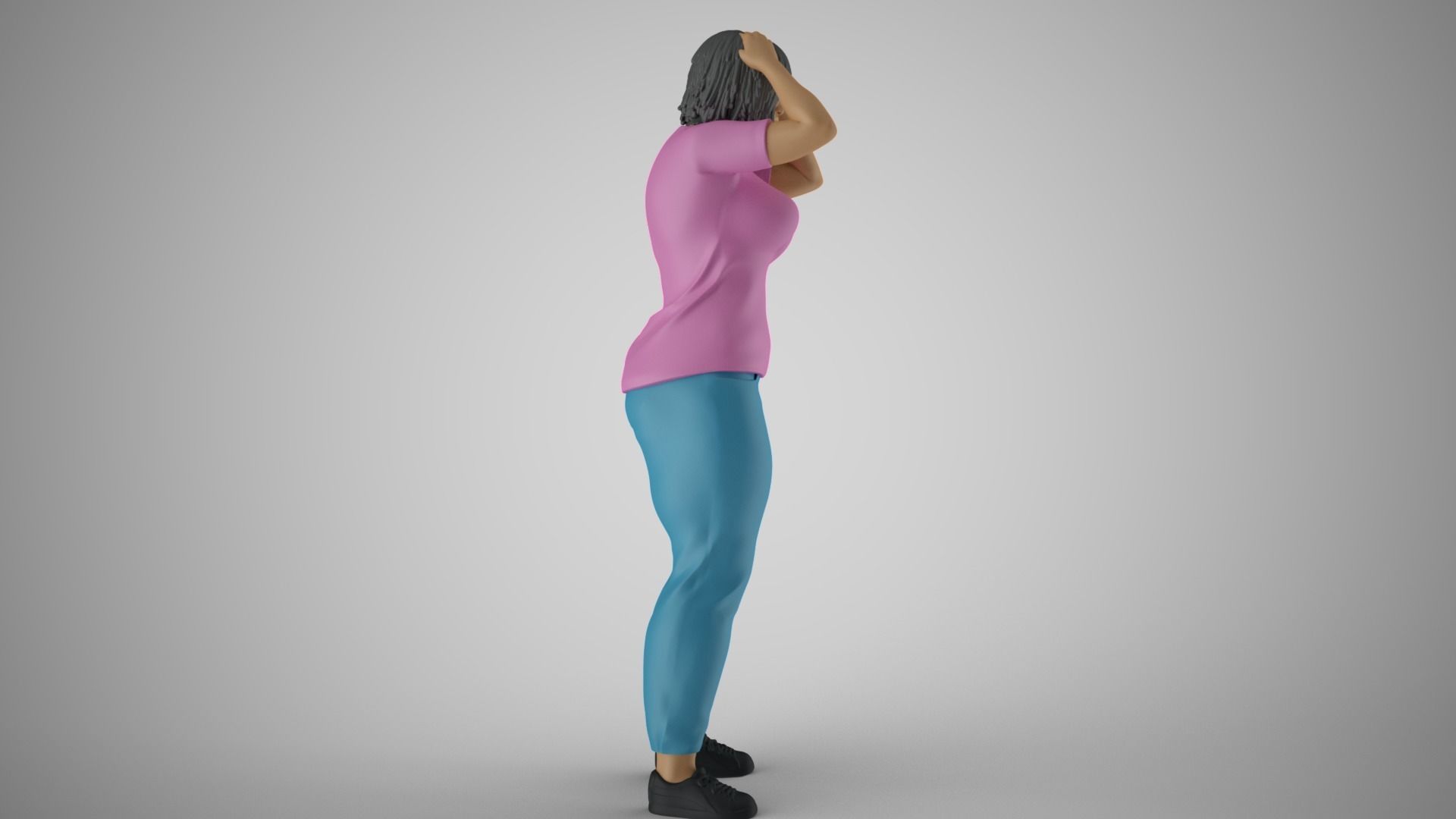 Woeful Woman 3D print model_5