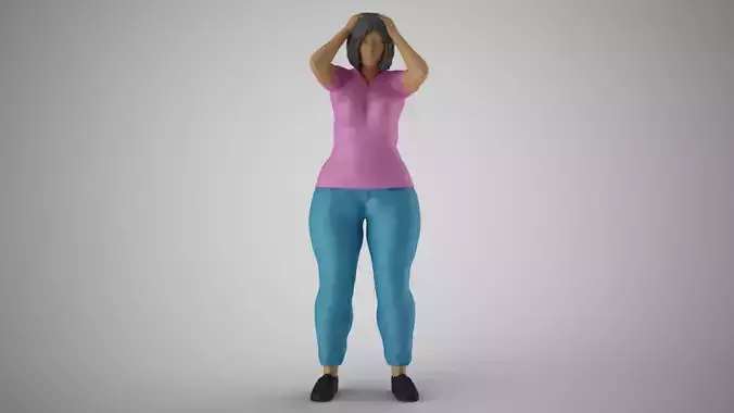 Woeful Woman 3D print model