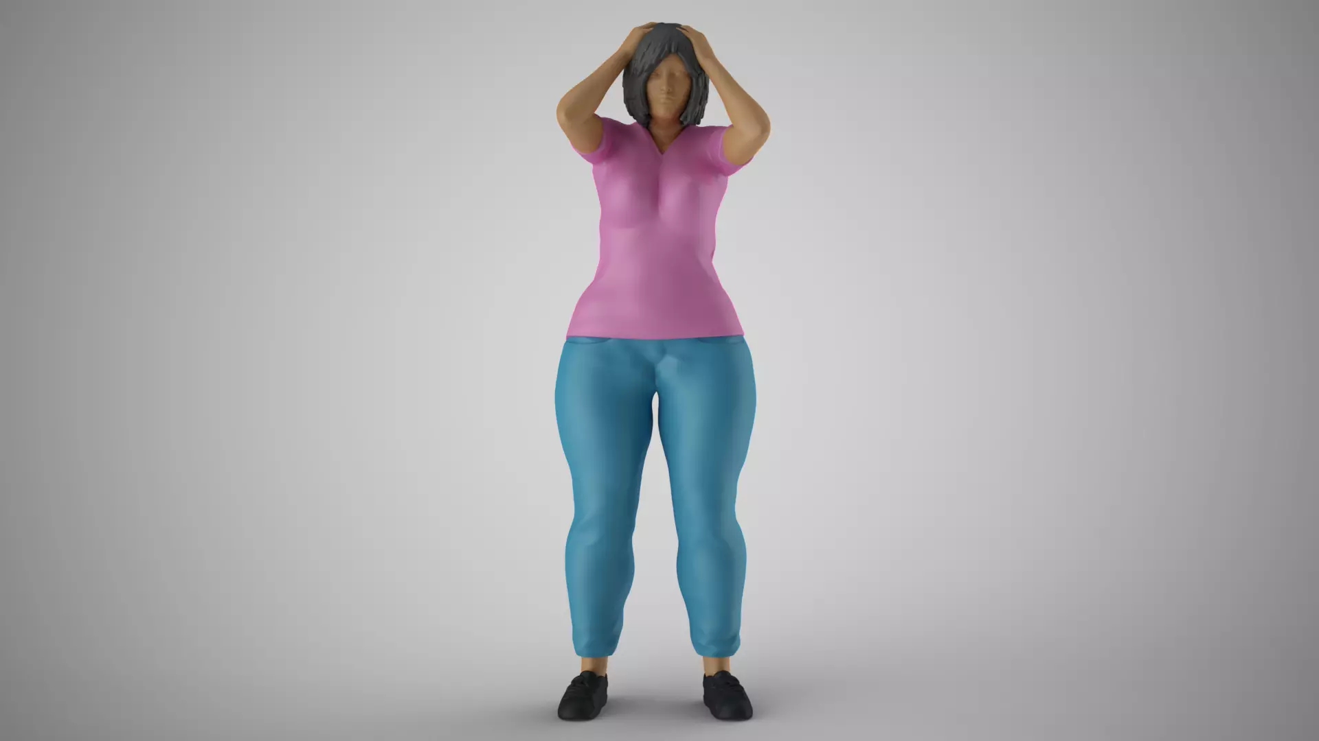 Woeful Woman 3D print model_0