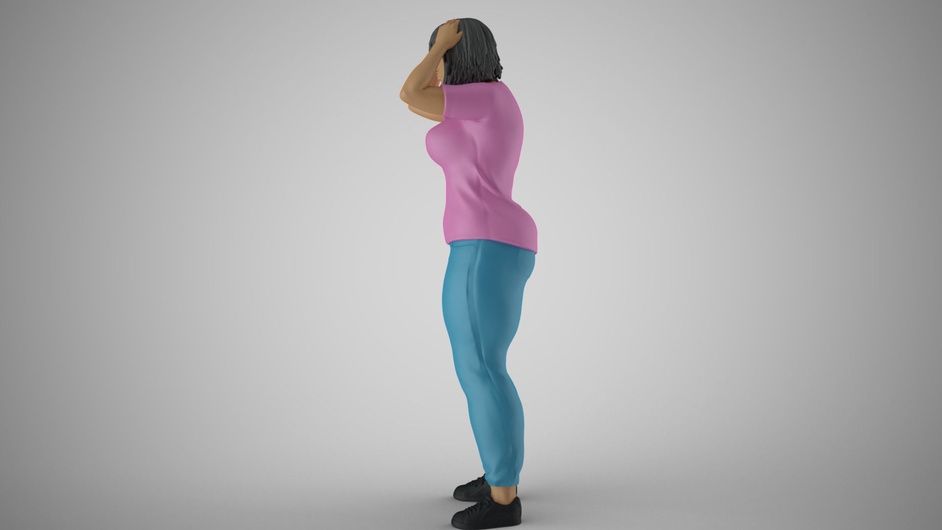 Woeful Woman 3D print model_9