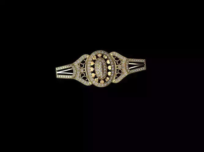 breslet gold and diamond ring