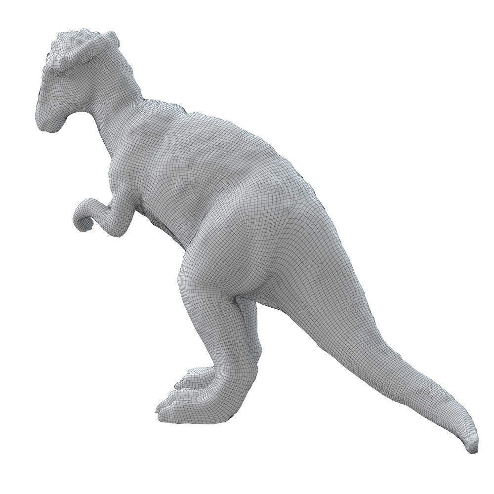 Pachycephalosaurus Toy 3D model_6